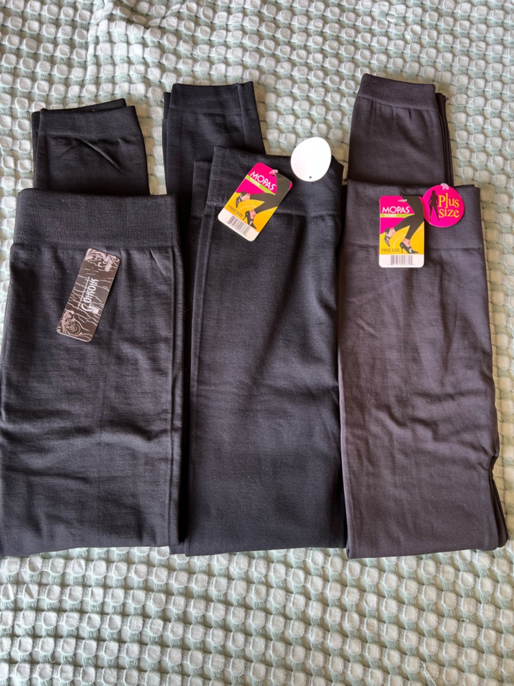 shosho Black Basic Leggings Set